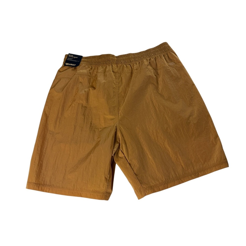 VRST Mens 7 Inch All-In Unlined Short Palomino Gold Shine Yellow Medium‎ NWT